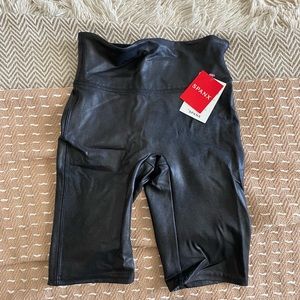 SPANX black bike shorts size XS